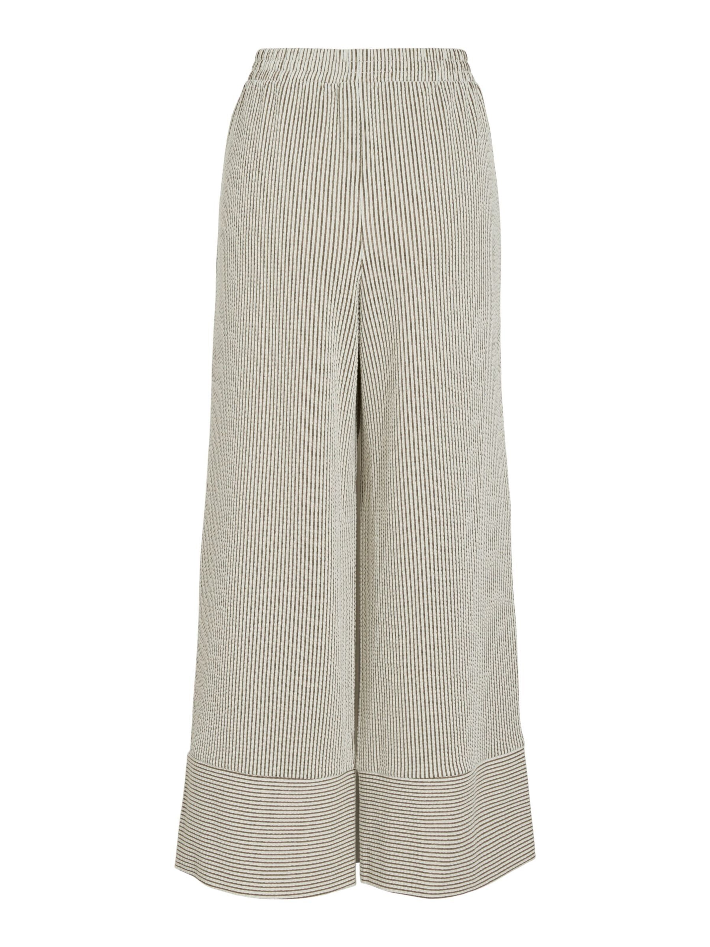 Wide Leg Pantalon 'VIStriplo' VILA en beige
