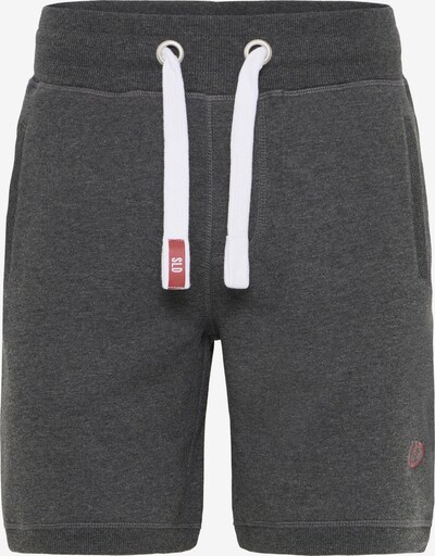 !Solid Trousers in 34 in Dark grey / White, Item view