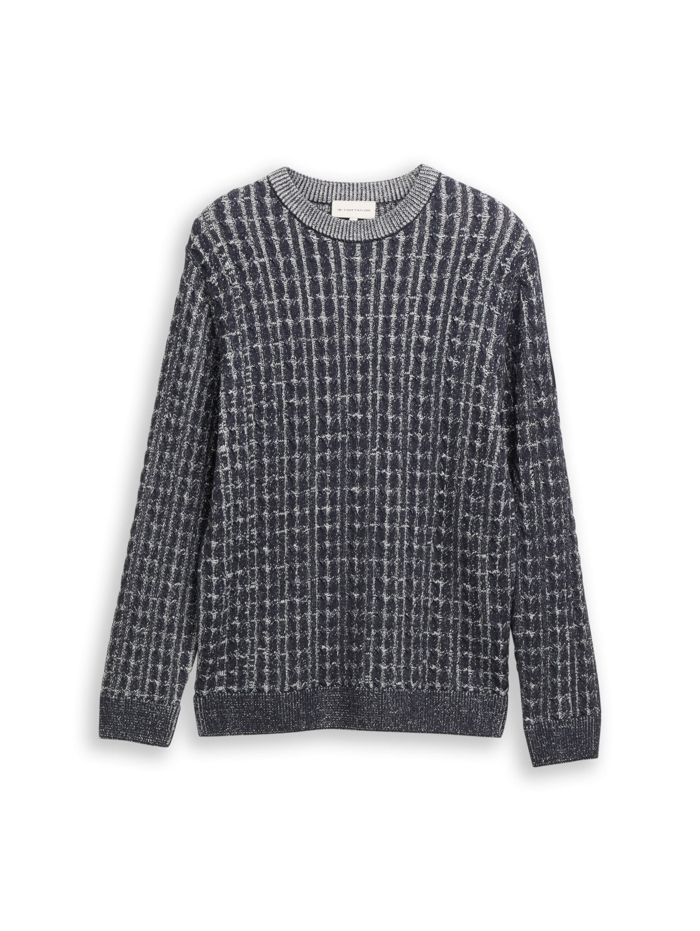 TOM TAILOR Свитер в Серый: спереди