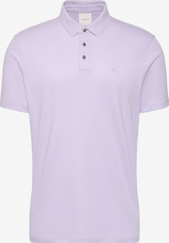 Calvin Klein Poloshirt in Lila: Vorderseite