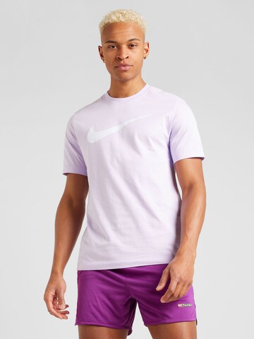 Nike Sportswear Shirt 'Swoosh' in Lila
