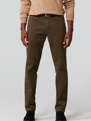 Regular Pantalon chino 'Bonn' MEYER en marron : devant