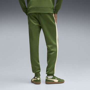 PUMA Tapered Workout Pants 'T7 ALWAYS ON' in Green