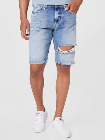 Calvin Klein Jeans Regular Shorts in Blau: predná strana