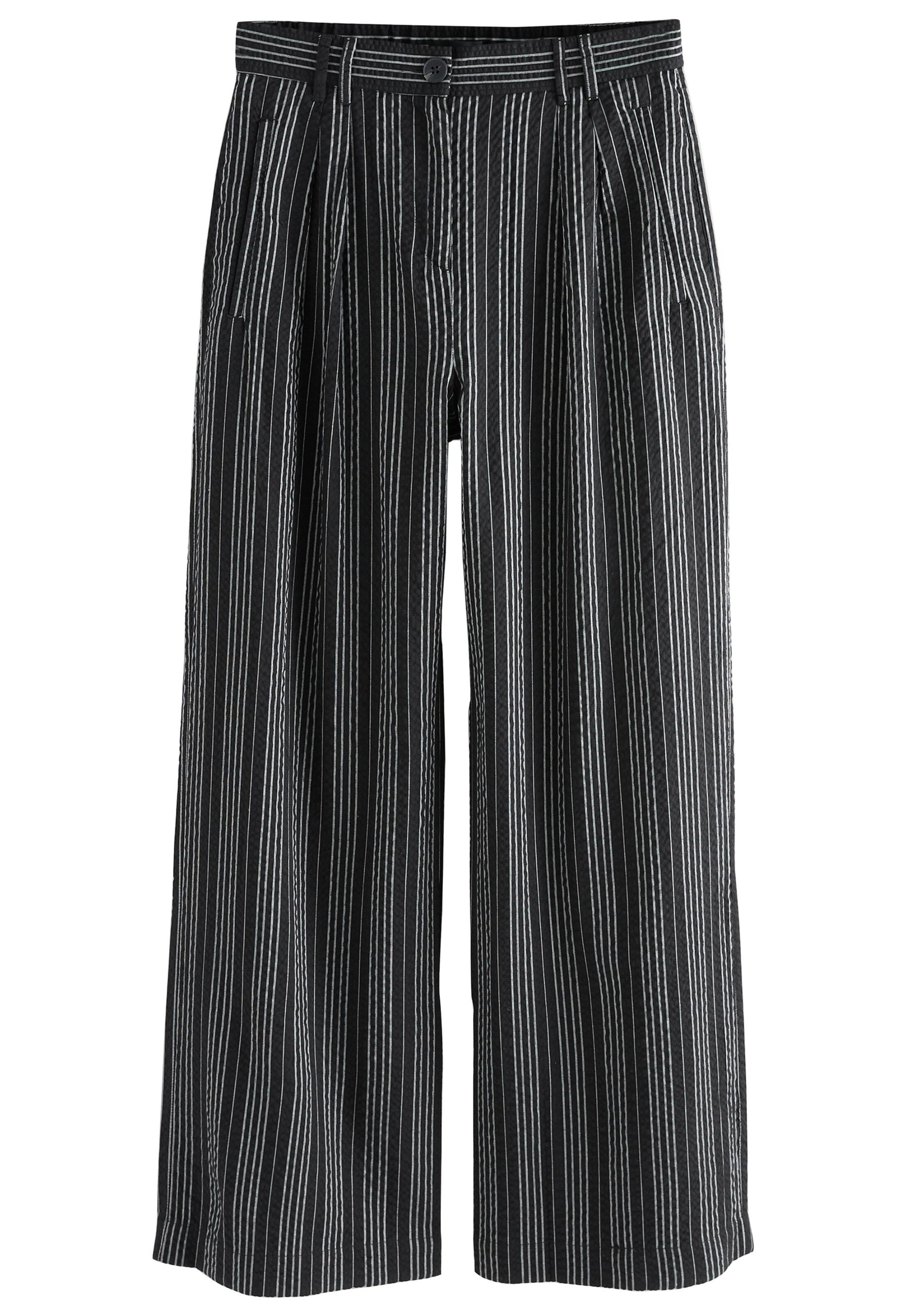 Next Široký strih Nohavice - Čierna: predná strana