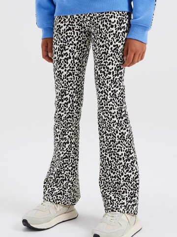 WE Fashion Flared Hose in Schwarz: Vorderseite