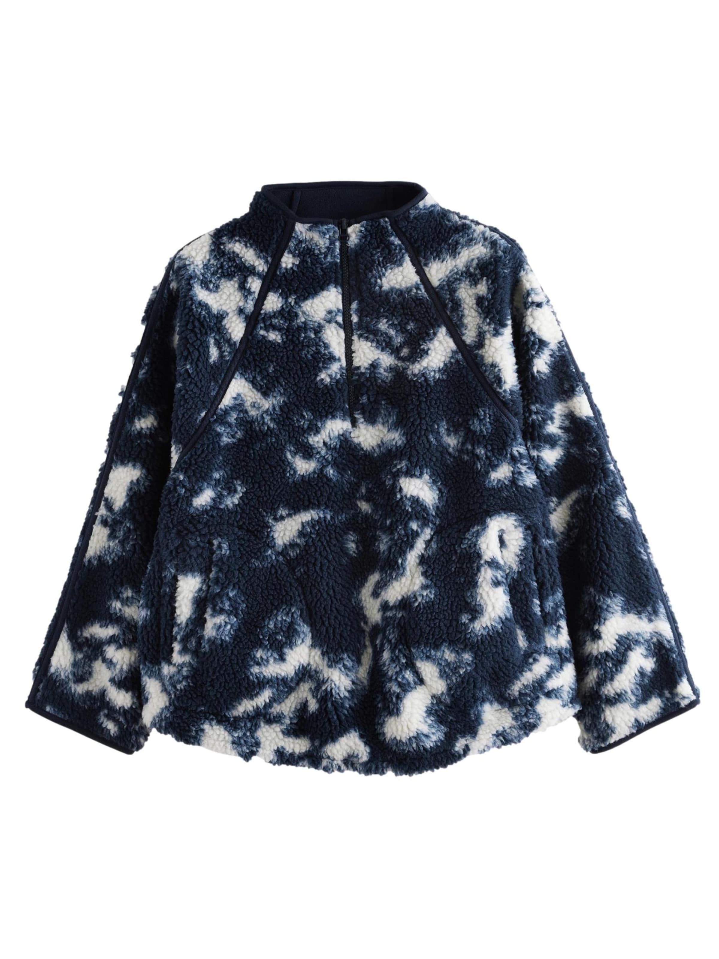 Next Fleecejacke in Blau: Vorderseite