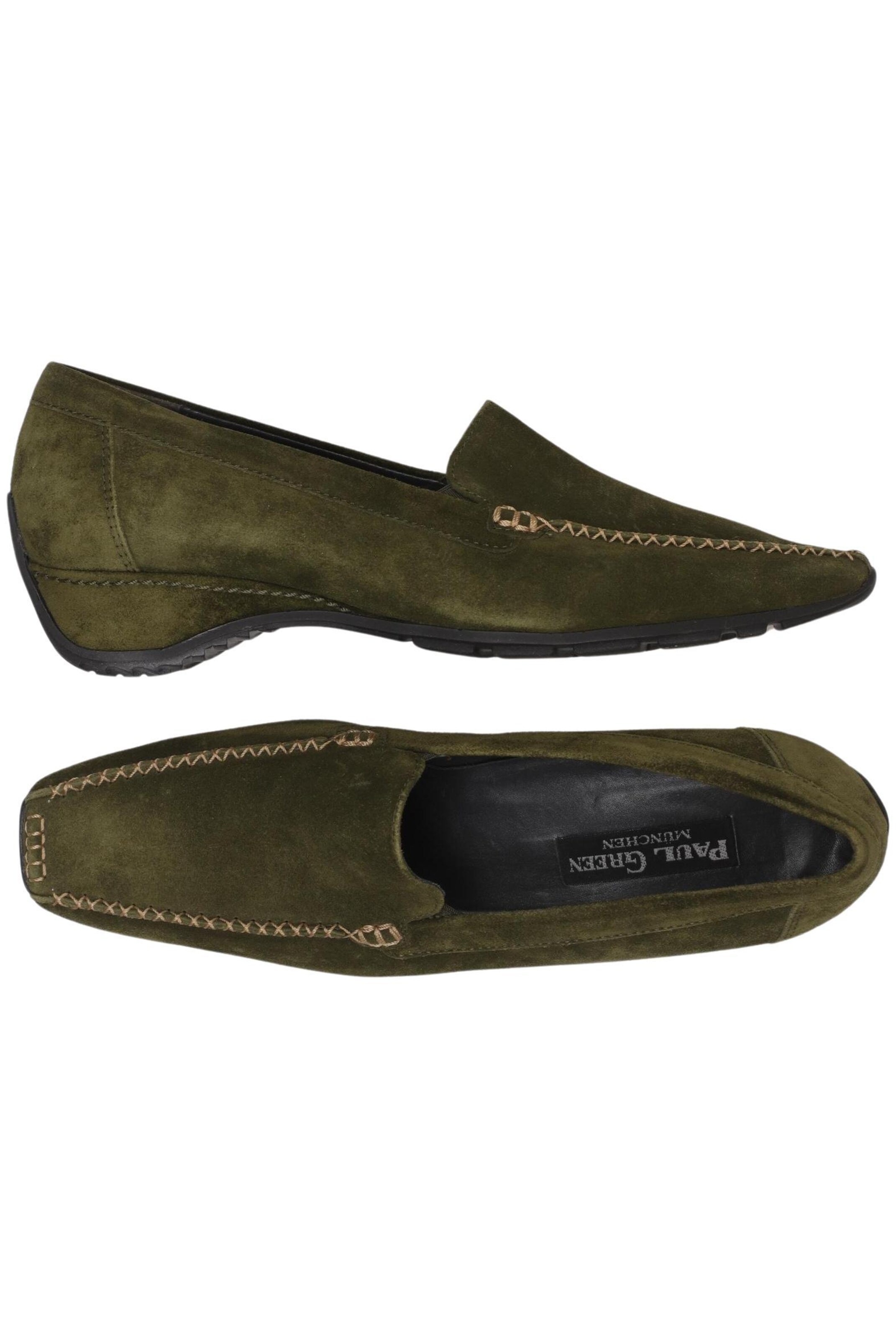 Paul Green Flats & Loafers in 37 in Green: front