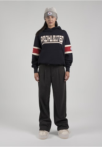 Prohibited - Sweatshirt em azul: frente
