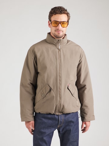 LEVI'S ® Kevad-sügisjope 'Briggs Short Puffer Jacket', värv pruun: eest vaates