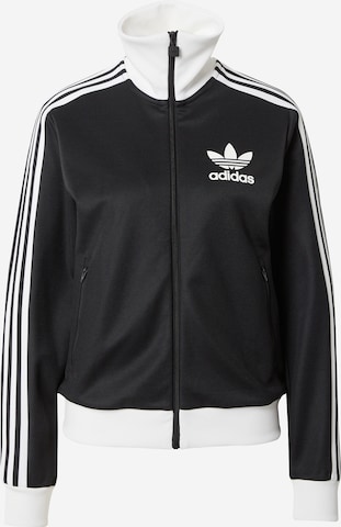 ADIDAS ORIGINALS - Sudadera con cremallera 'Beckenbauer' en negro: frente