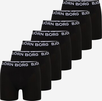 BJÖRN BORG Boxer shorts in Black: front