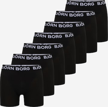 BJÖRN BORG Boxer shorts in Black: front