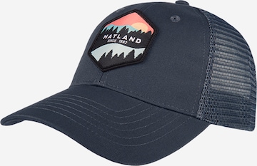 Hatland Cap 'Walt' in Blau: Vorderseite