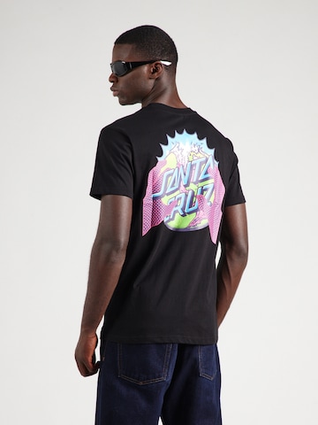 Tricou 'Kendall End Of The Dot' de la Santa Cruz pe negru: față