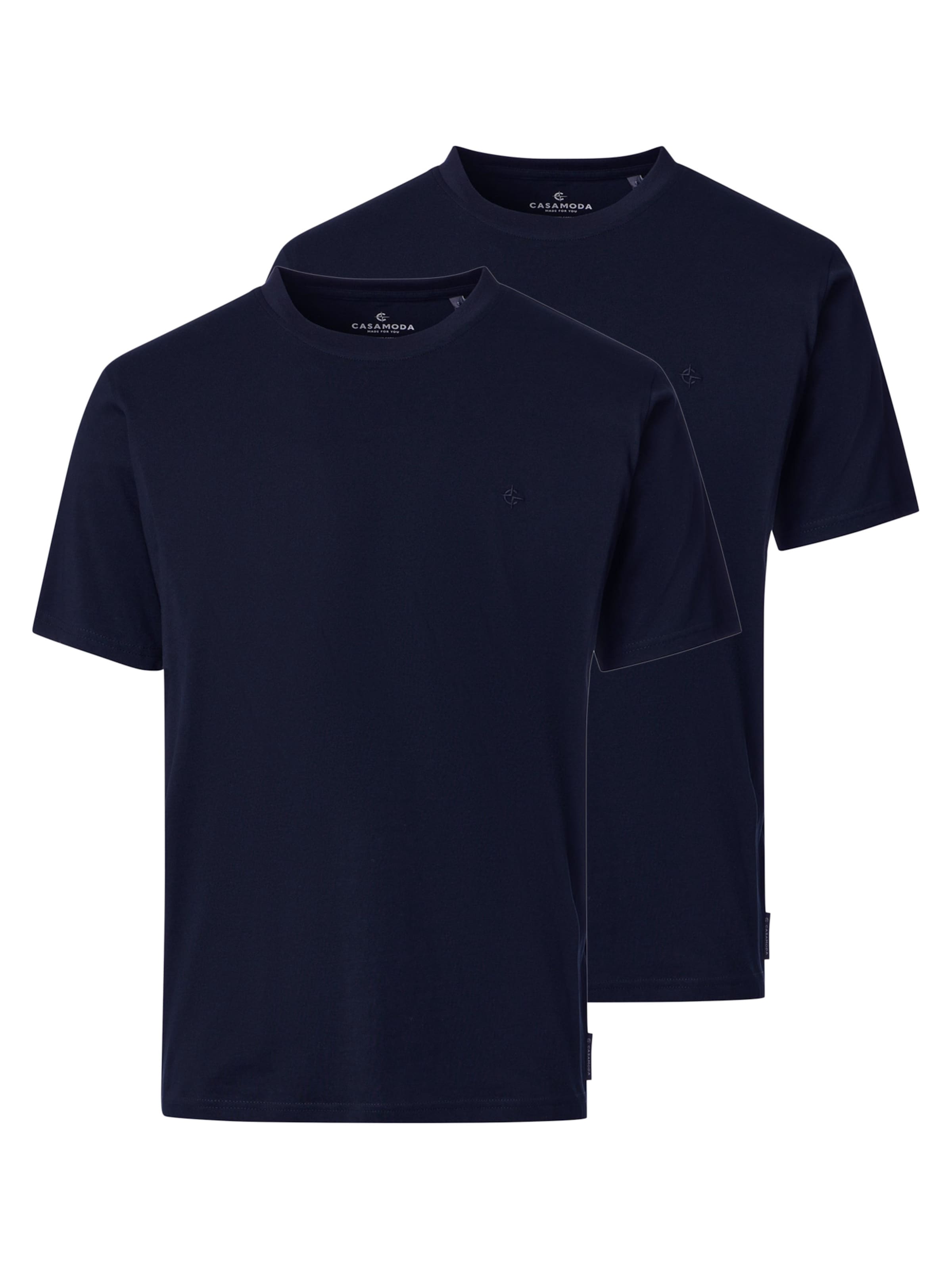 CASAMODA Shirt 'Basic' in Blue: front