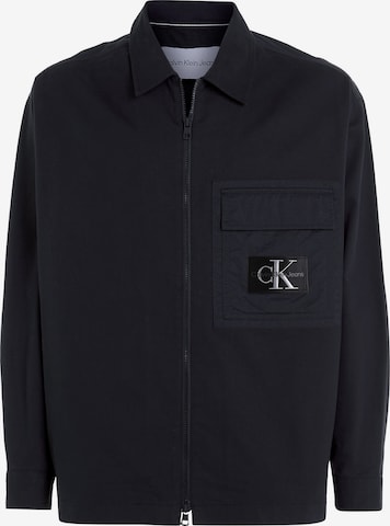 Calvin Klein Jeans Tussenjas in Zwart: voorkant