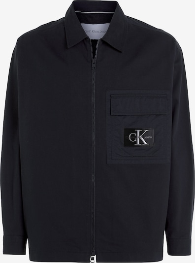 Calvin Klein Jeans Prehodna jakna | črna / bela barva, Prikaz izdelka