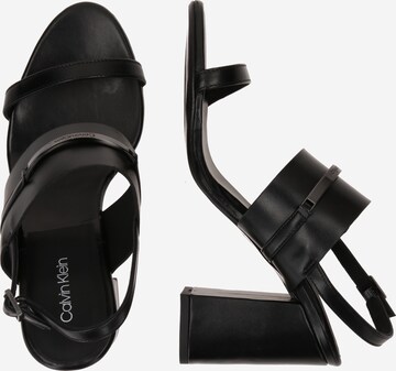 Calvin Klein Sandalen met riem in Zwart