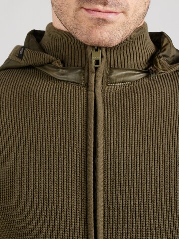 INDICODE JEANS Strickjacke 'Georjes' in Grün