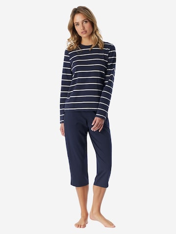 SCHIESSER Slaapshirt 'Mix & Relax' in Blauw