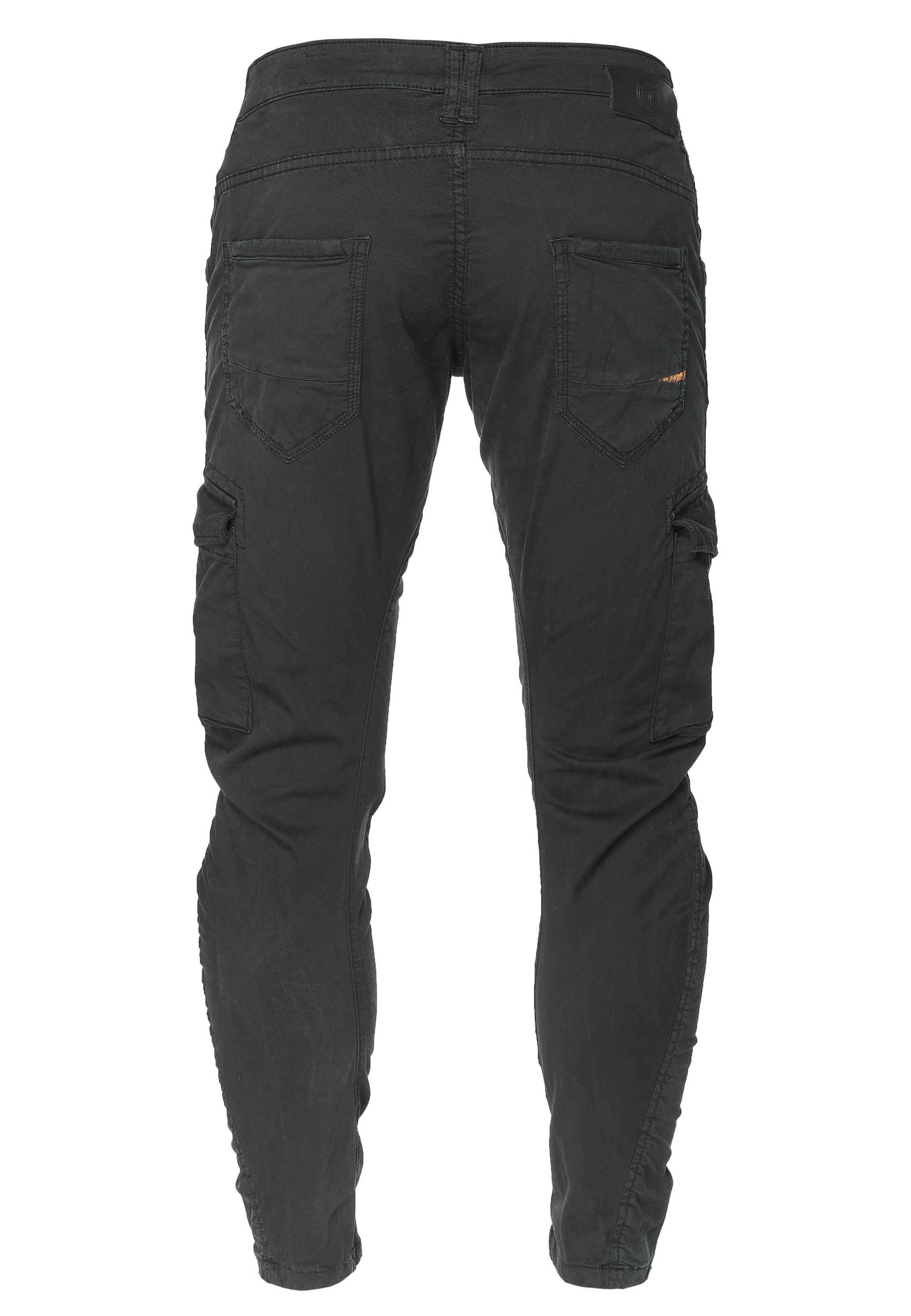 Effilé Pantalon cargo 'Alban' Le Temps Des Cerises en noir