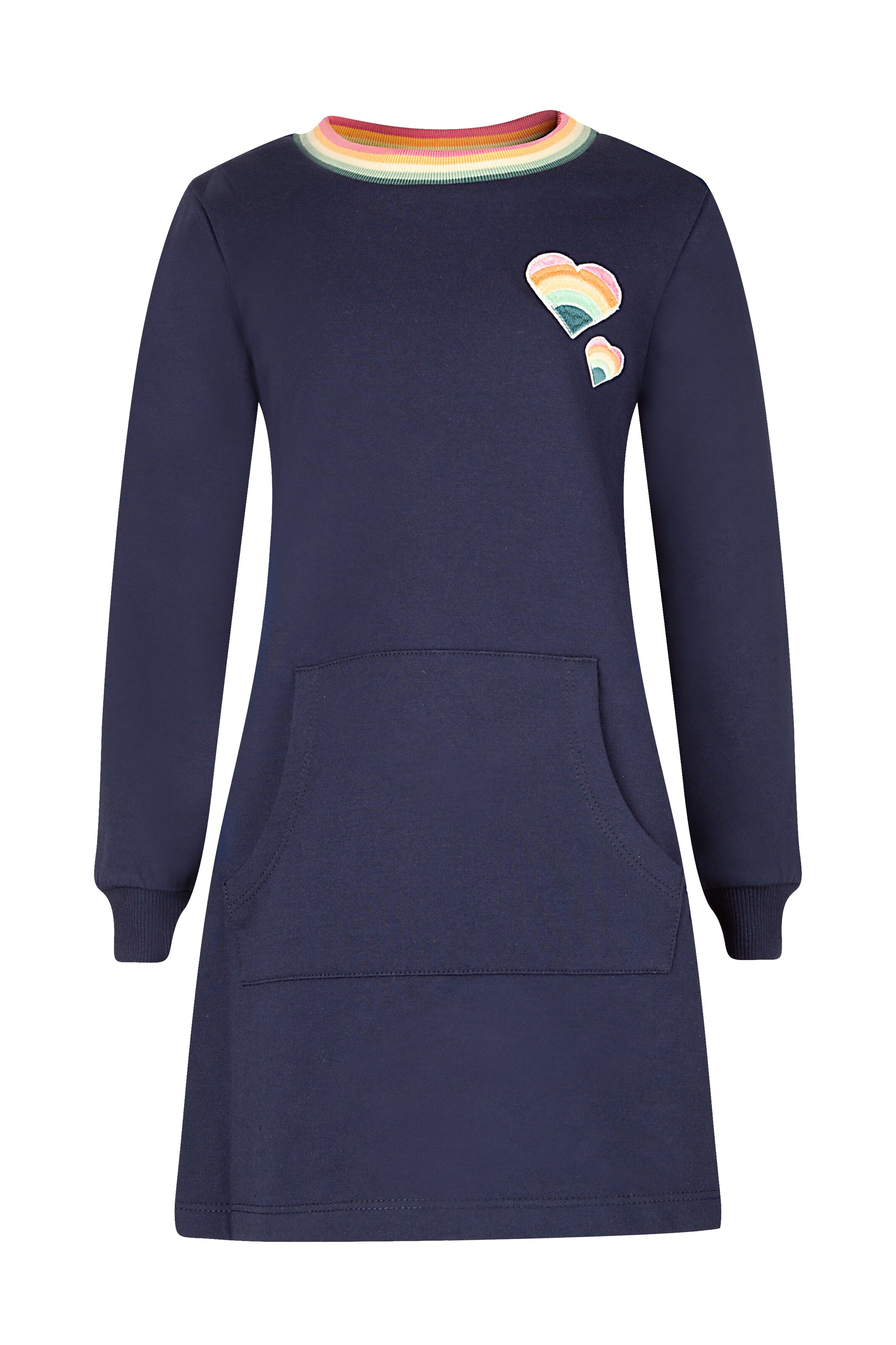 happy girls Kleid in Blau: Vorderseite