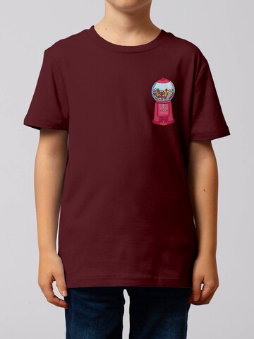T-Shirt 'Kaugummiautomat' watabout.kids en rouge