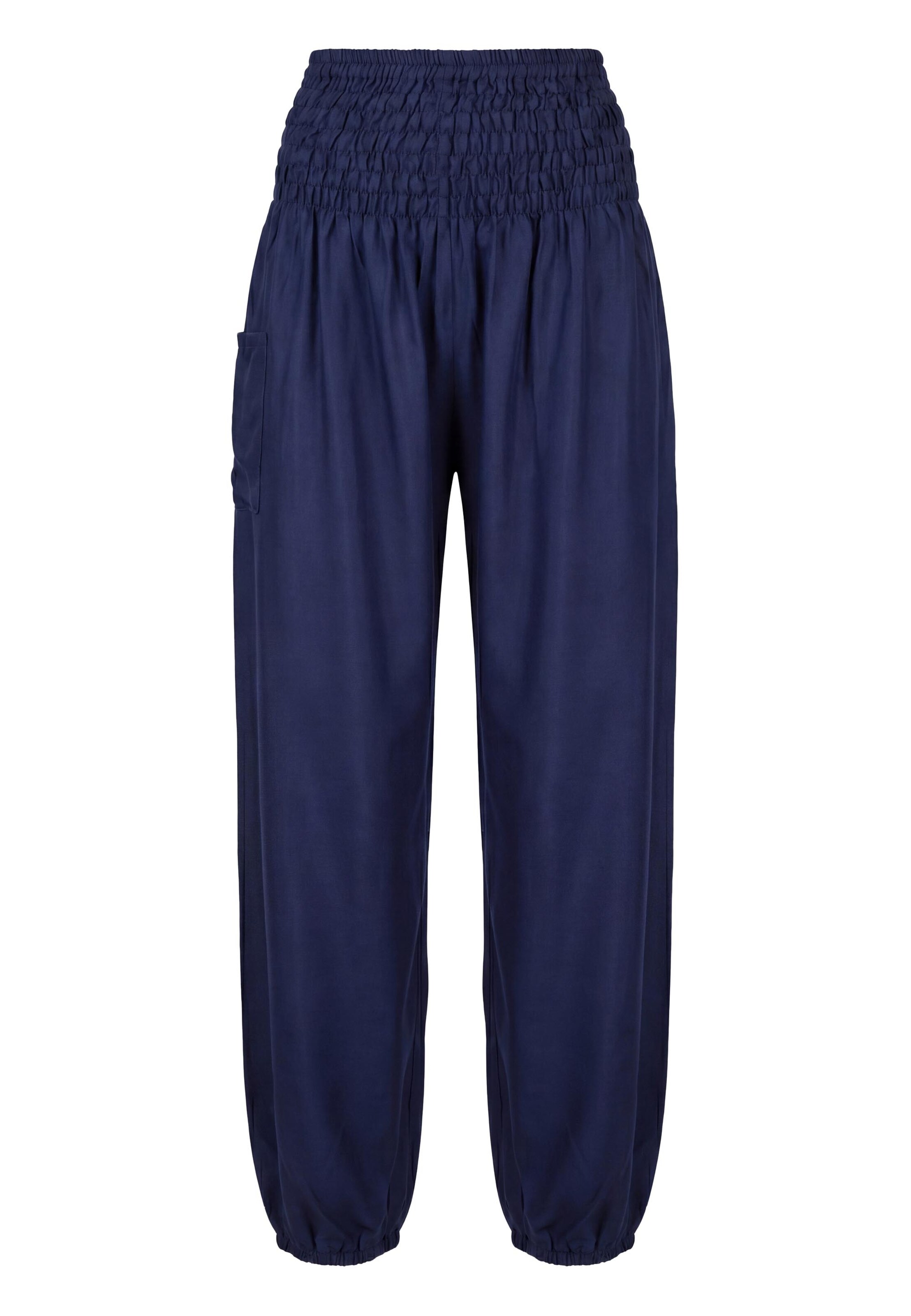 Paigh Loose fit Harem trousers in Blue: front