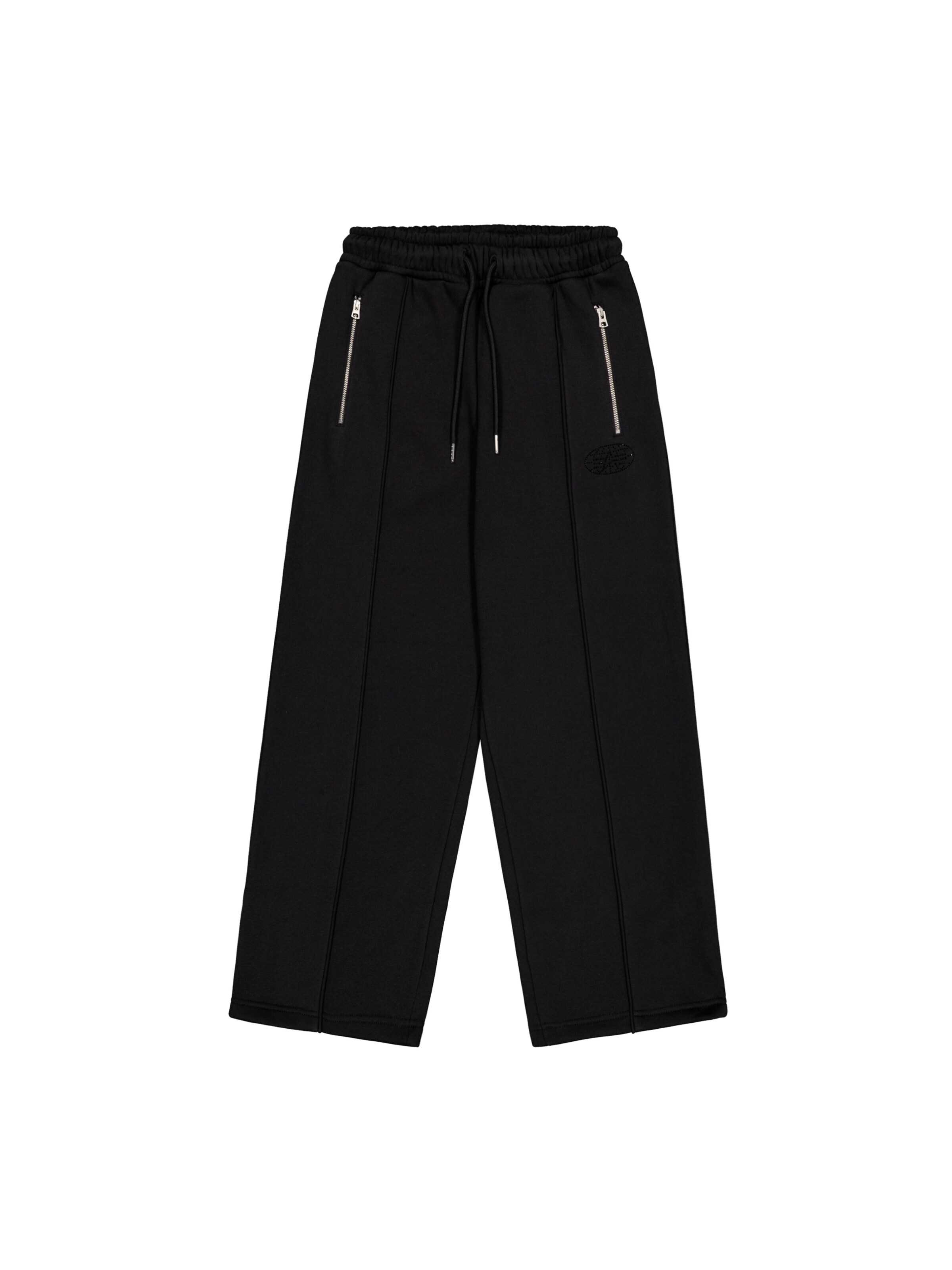 ALPHA INDUSTRIES Pants in Black: front