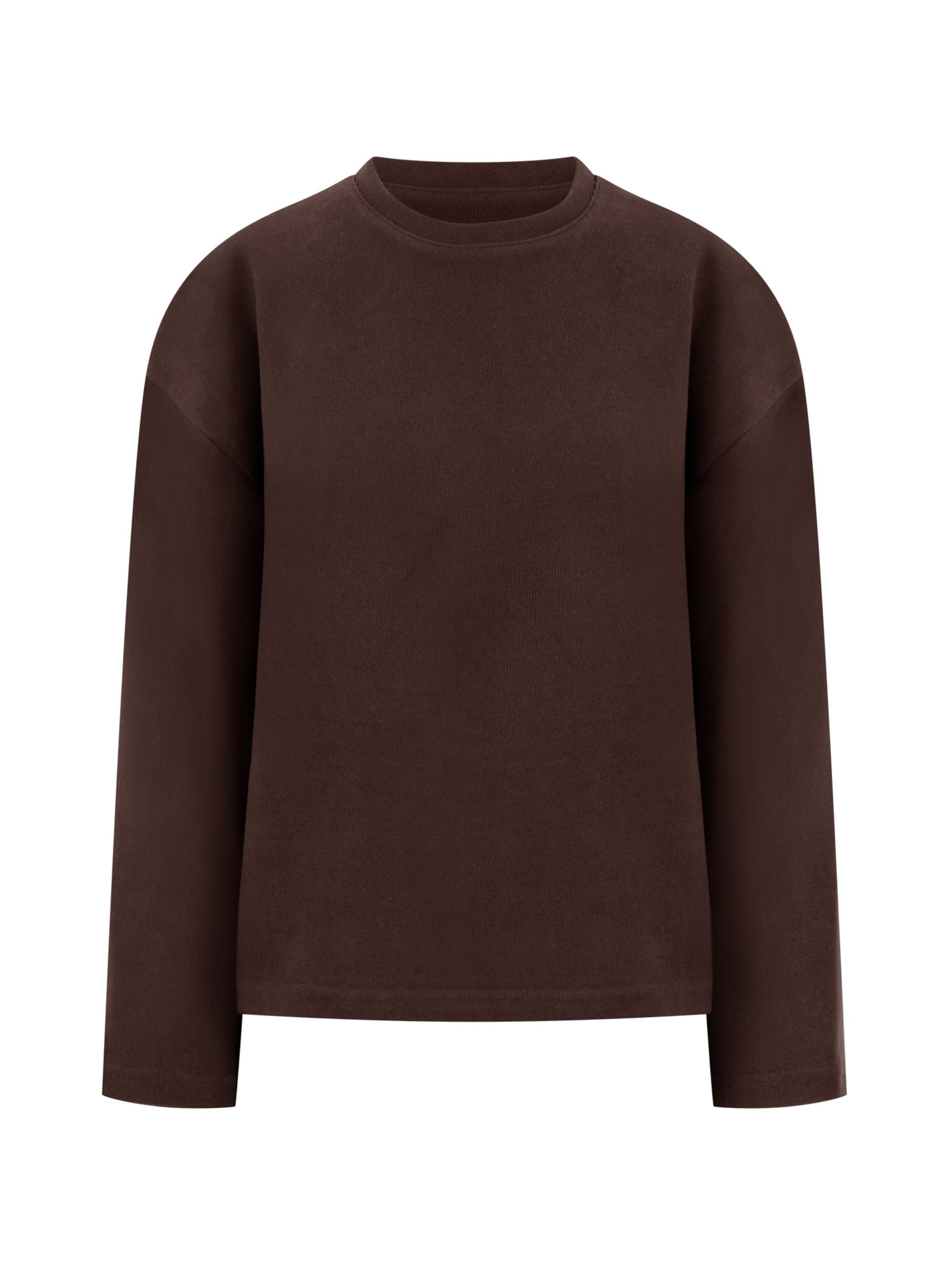 Smilodox Shirt in Bruin: voorkant