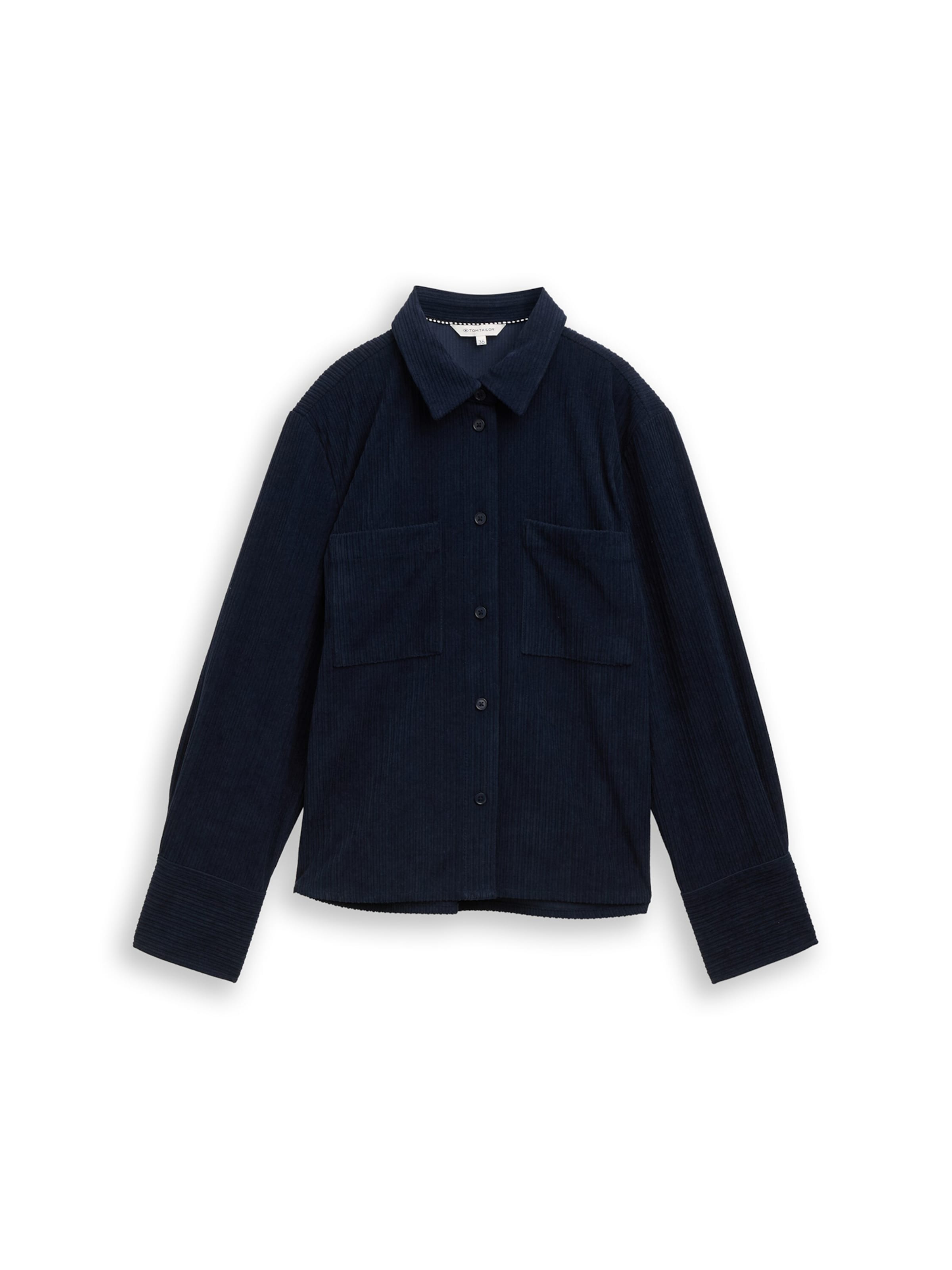 TOM TAILOR Blouse in Blauw: voorkant