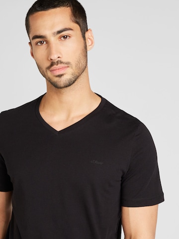 s.Oliver Shirt in Zwart