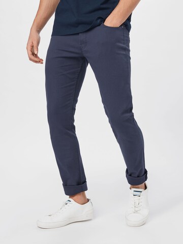 JACK & JONES Slimfit Broek 'Glenn' in Blauw: voorkant