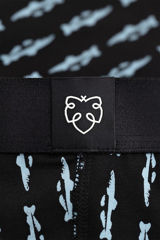 A-dam Boxershorts 'Black Trouts' in Zwart