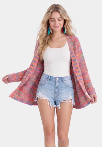 Cardigan IZIA en mélange de couleurs : devant