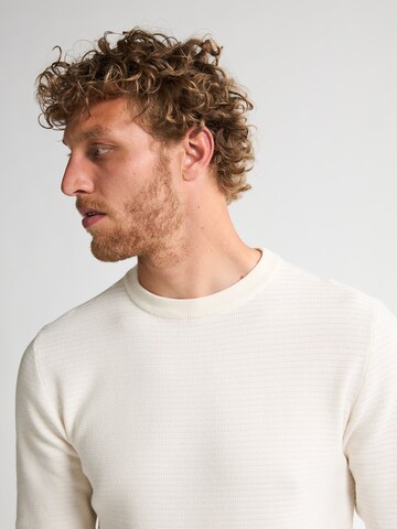 Pull-over Petrol Industries en blanc
