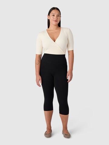 Les Lunes Skinny Leggings 'Luna 3/4' i sort