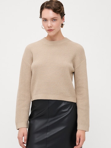 Vero Moda Tall - Pullover 'VMSALLY' em bege: frente