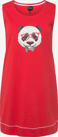 Ulla Popken Nightgown in Red: front