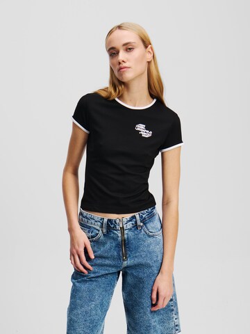 KARL LAGERFELD JEANS Shirt in Black: front