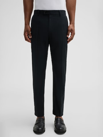 STRELLSON Slimfit Pantalon in Zwart: voorkant