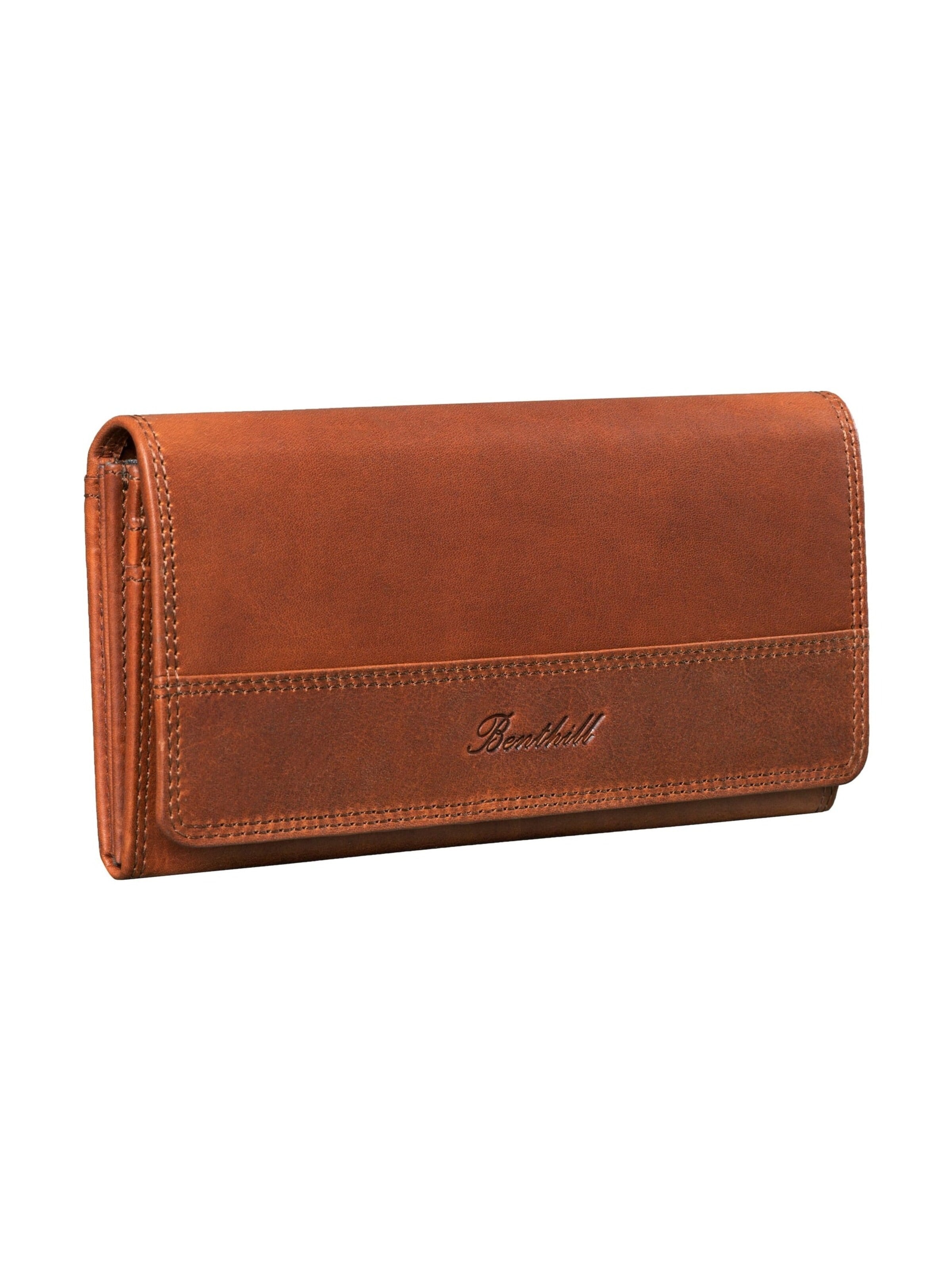 Benthill Wallet in Brown: front