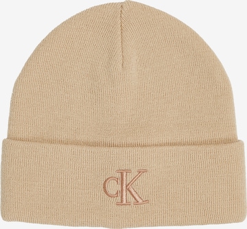 Calvin Klein JeansKapa - bež boja: prednji dio