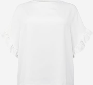 River Island Plus Blouse in Wit: voorkant