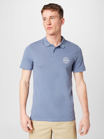 JACK & JONES Shirt 'SHARK' in Blauw: voorkant