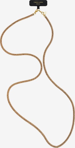 Cheeky Chain Munich Smartphonehoesje 'Estelle' in Bruin: voorkant