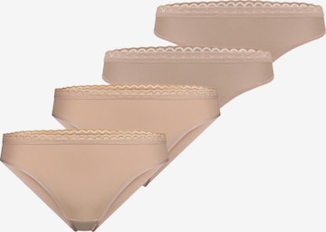 Slip ' Daily Micro ' Nur Die en beige : devant