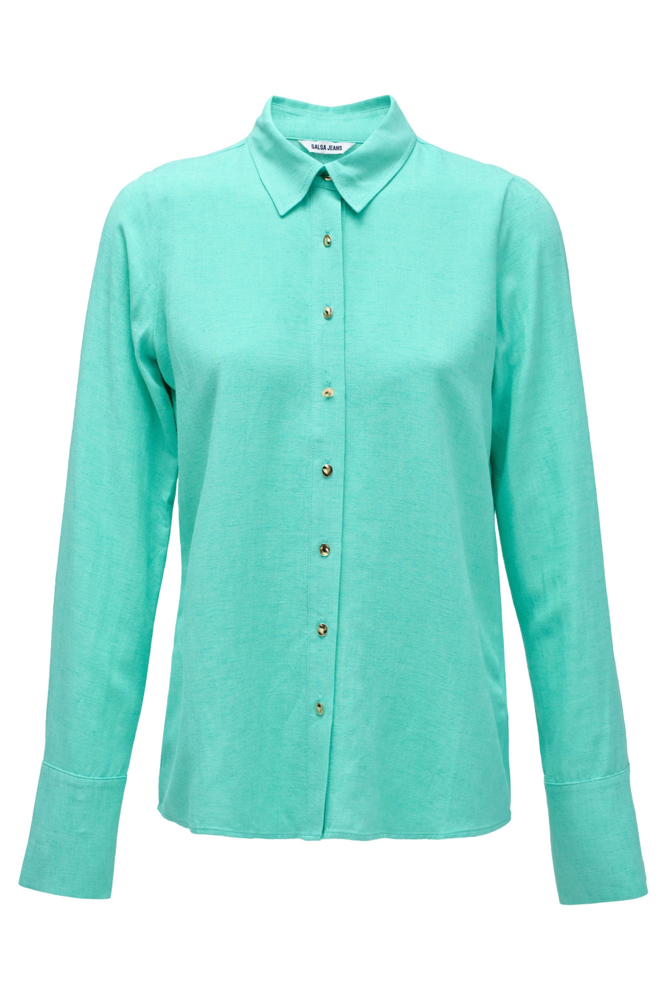 Salsa Jeans Blouse 'Birmingham' in de kleur Jade groen / Lichtgroen, Productweergave