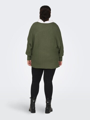 ONLY Carmakoma Pullover 'Adaline' i grøn